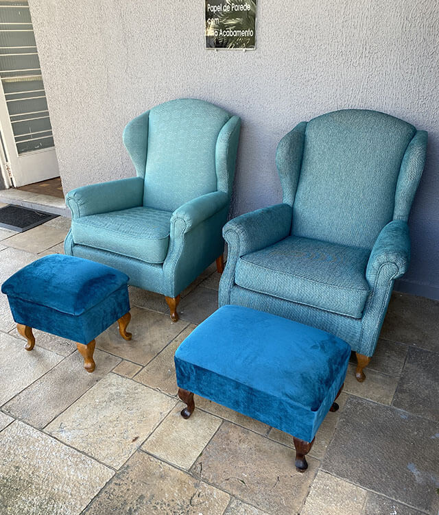 poltrona bergére Marco Antonio Estofados